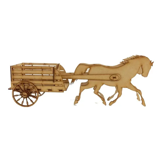5 Carretas Caballos Mdf Centro Mesa Boda Porta Vino Arreglos