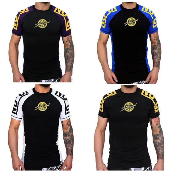 Rash Guards Bjj No-gi Padrão Cbjj - Kit Com 4 Un