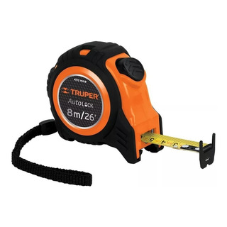 Flexometro Auto-lock 8 Mt Truper 10749 Flexometro Auto-lock 8 Mt Truper 10749