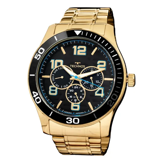 Relógio Technos Masculino Racer Dourado - 6p29ala/1p