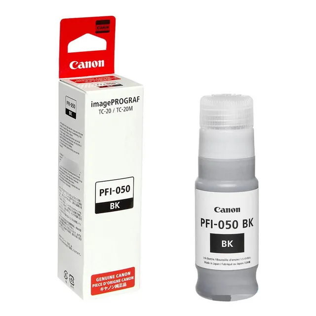 Botella Tinta Canon Negro Pfi-050bk 5698c001 Original 