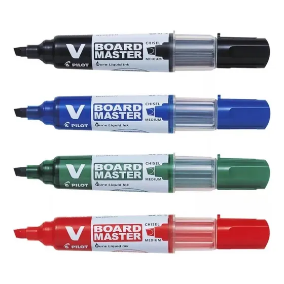 Marcador Pilot Tablero Recargable Set X 4 Uds