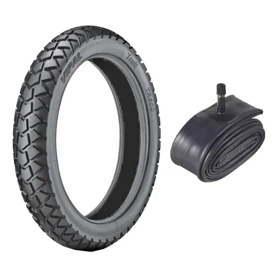 Pneu Traseiro 110/90-17 Vipal Bros 150 160 Xre 190 C/ Camara