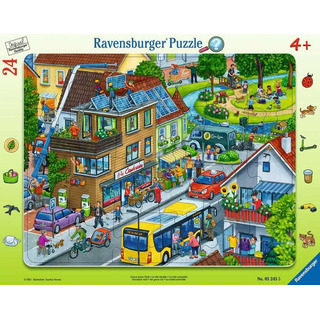 Ravensburger Puzzle Green City-puzzle Con Estructura De 24 P Ravensburger Puzzle Green City-puzzle Con Estructura De 24 P