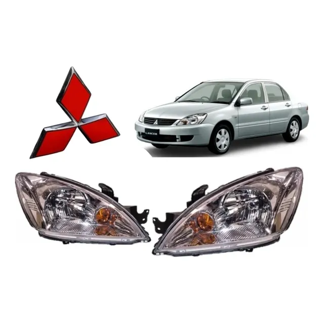Faro Lancer Touring Fondo Cromado 2010, 2011, 2012 2013 2014