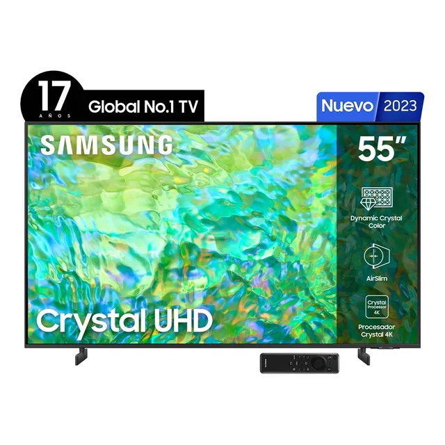 Smart Tv Samsung Led 55'' Crystal Uhd 4k Un55cu8000fxzx