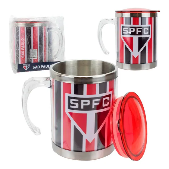 Caneca Do São Paulo Oficial Presente Térmica Personalizada
