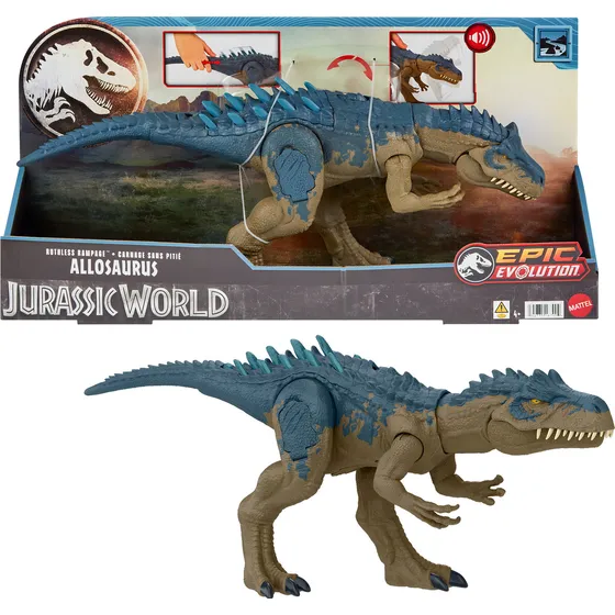 Jurassic World - Allosaurus Epic Evolution - Sonidos- Mattel