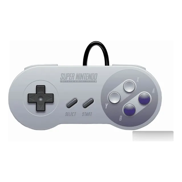 Control Nintendo Super Nes Controller Alámbrico Original 