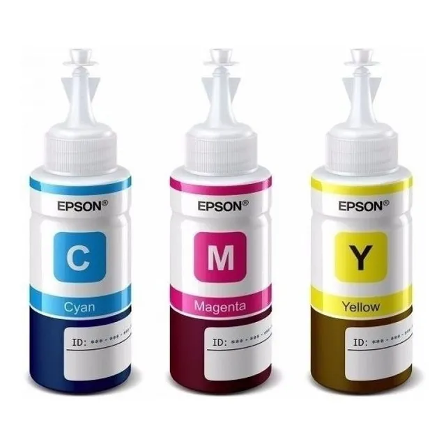 Combo Tinta Epson T664 Original Color L380 L395 L475
