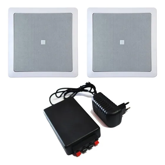 Kit Caixas De Embutir Sistema Som Ambiente Bluetooth Jbl 50w