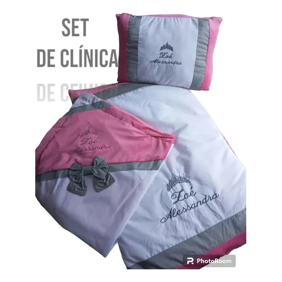 Set  De Clínica Bebé Almohada Edredón Manta Recién Nacido 