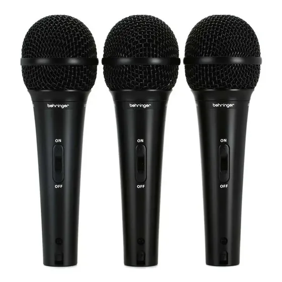 3 Micrófonos Dinámicos Supercardioides Behringer Ultravoice XM1800S | MercadoLibre