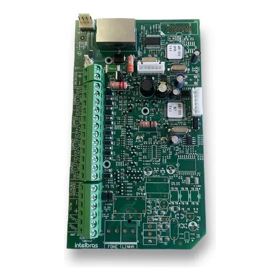 Placa Base Cpu Alarme Intelbras Amt 1016 Net - Original