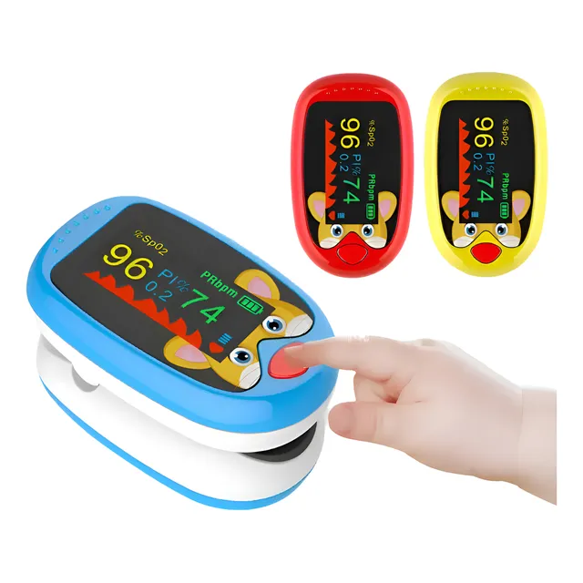 Medidor De Saturação Infantil Pediátrico De Oxigênio Rec Usb