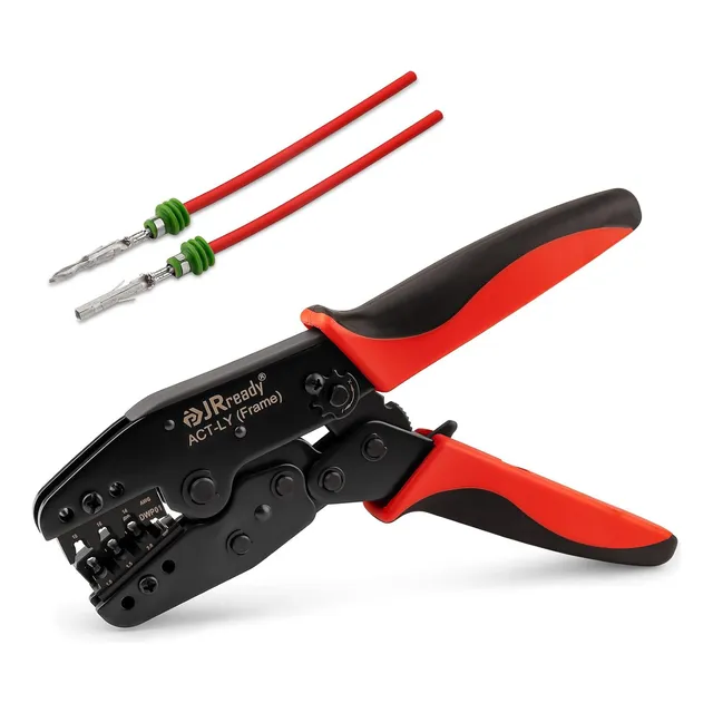 Crimpadora De Trinquete Para Terminales 18-14 Awg