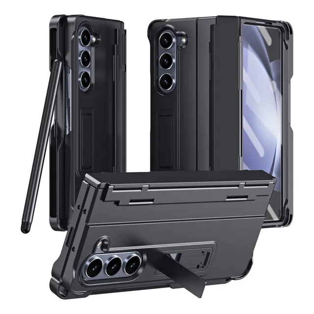 Funda Con Protector De Pantalla Y Bisagra Cubierta Para Samsung Z Fold6/5/4/3, Con Soporte Y Ranura Para Lápiz