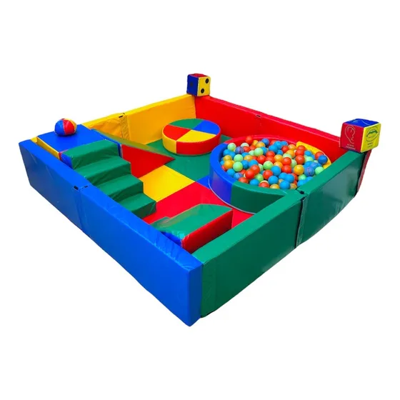 Mega Corral Infantil Estimulacion Recreativa Completo Lona 