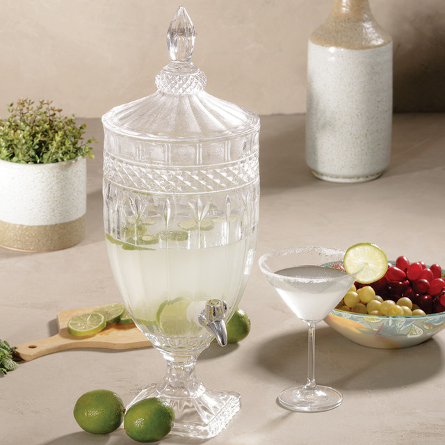 Suqueira De Cristal Com PĂ© E Tampa Brandon 4,5l Wolff Suqueira De Cristal Com PĂ© E Tampa Brandon 4,5l Wolff