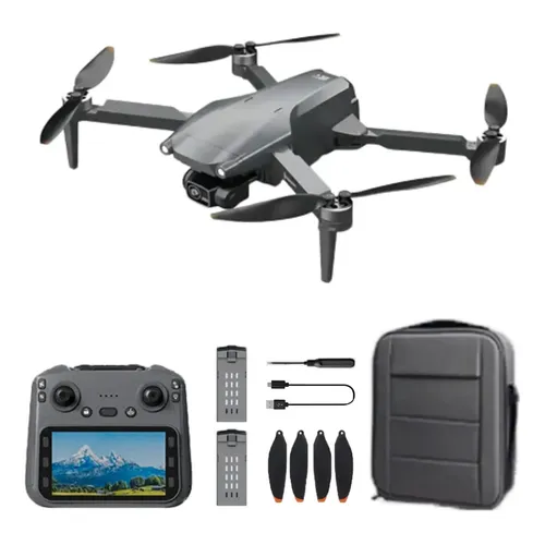 Drone SJRC F11 4K Pro com câmera 4K prateado-cinza 5GHz 1 bateria