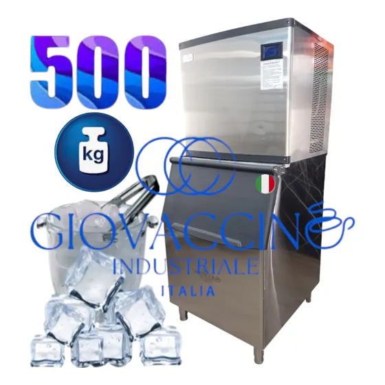 Fabricadora De Hielo 500kg/24/h Giovaccino Industriale