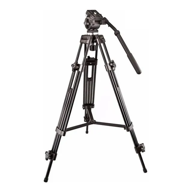 Tripode Profesional Video Wf717 Cabezal Fluido 1.8mts Altura
