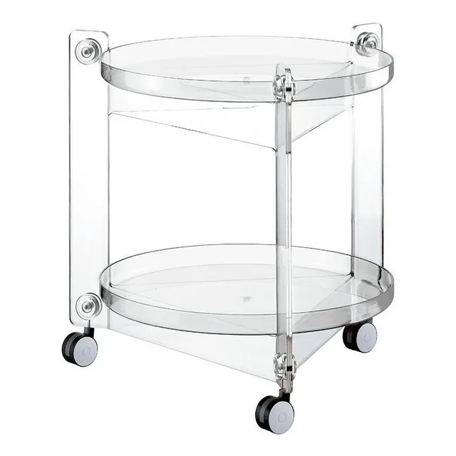 Mesa De Centro 2 Niveles Transparente Guzzini