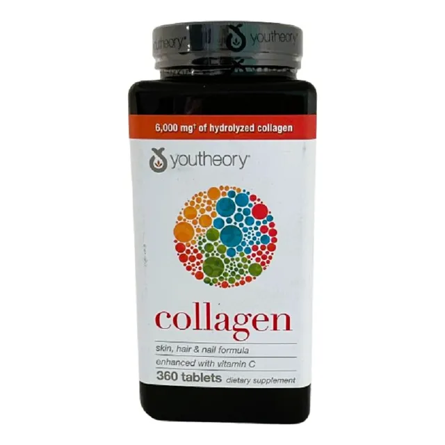Collagen Skin,hair & Nail Formula  360tabs Youtheory