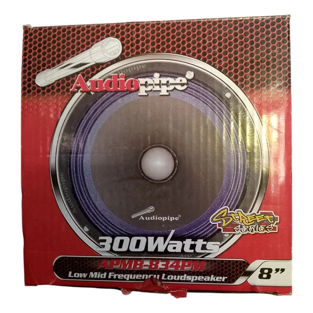 Medio 8 Pulgadas Audiopipe 300w 4 Ohm