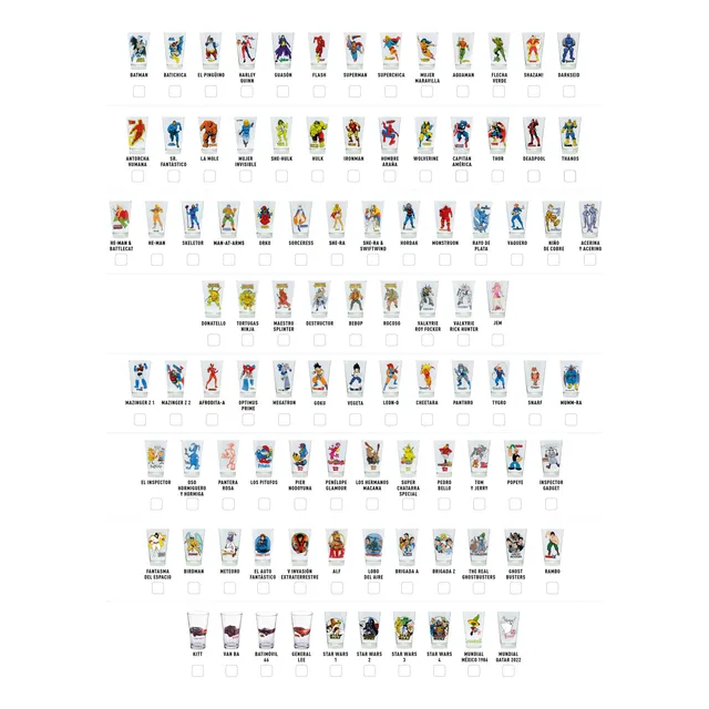 Vaso Thundercats He-man Simil Pepsi Marvel Mazinger Robotech