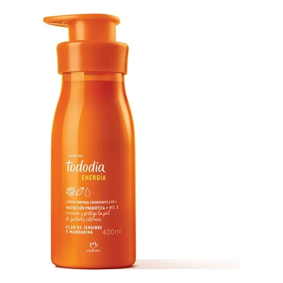 Hidratante Energizante Florjengibre Mandarina Natura Tododia Mandarina