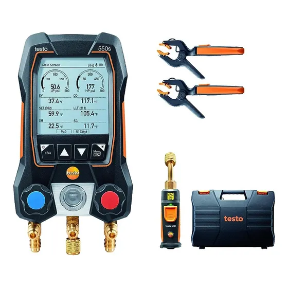 Manometro Digital Testo 550s Kit De Vacio 