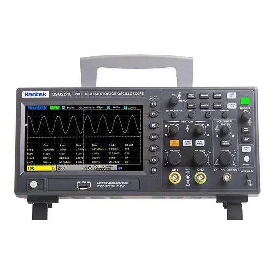 Osciloscopio Digital Hantek Dso2d15 Original