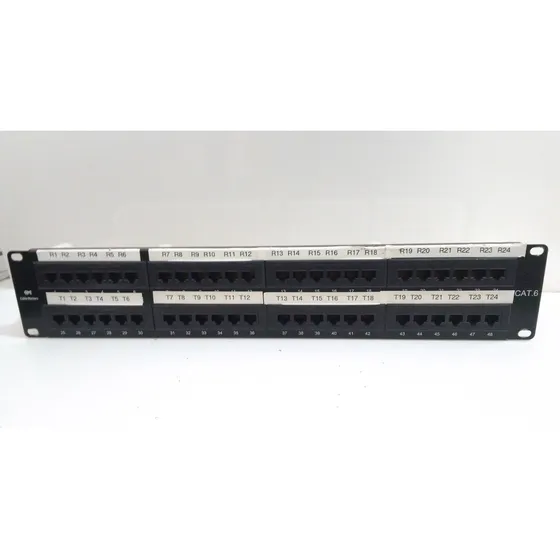 Patch Panel Cat6/48 Portas Cable Matters P/ Montagem Em Rack