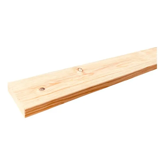 Tabla De Madera De Pino 9.5 X 2.2 X 120 Cm Cepillada 9piezas Nude