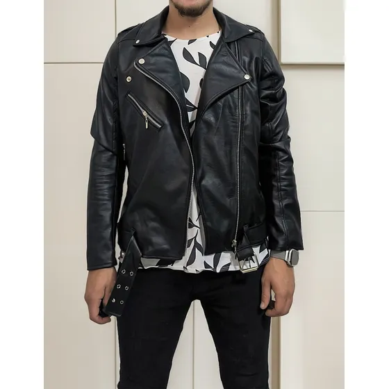 Chaqueta Para Hombre En Cuero Tex - Chamarra 