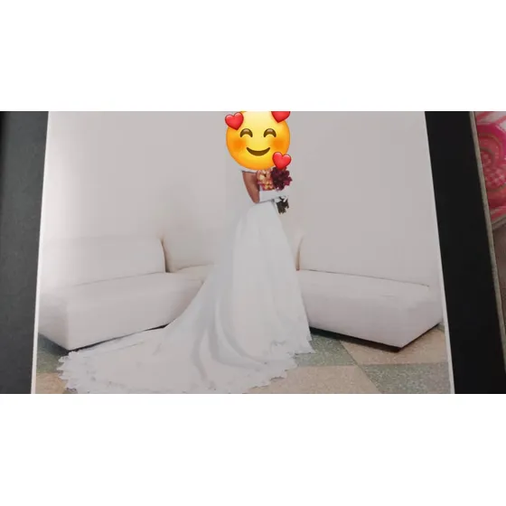 Traje De Novia Con Finos Detalles,  En Perfecto Estado