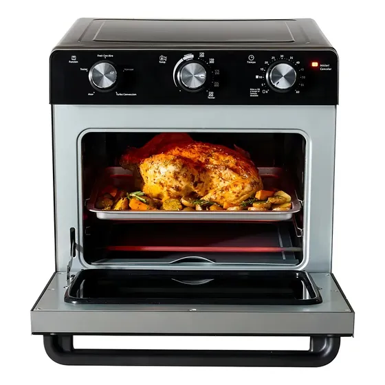 Horno Con Freidora De Aire Oster Tssttvmaf1ns Color Negro | Cuotas sin interés