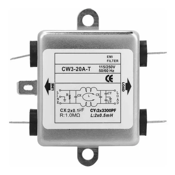 Filtro Emi Cw-a-t Monofasico Compacto Para Equipo