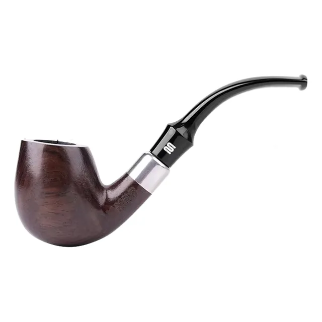 Pipa De Madera Ébano Para Fumar Picadura Tabaco