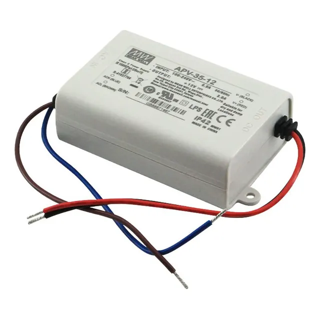 Apv-35-12 Mean Well 36w 12v 3a Fuente De Alimentación Conmut
