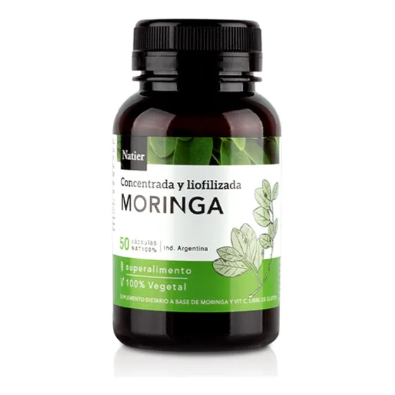 Moringa En Capsulas. Natier Sabor Neutro