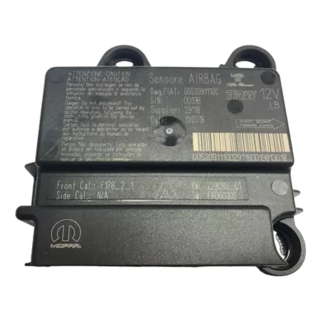 Modulo Centralita Central De Airbag Fiat Uno Way 1.3 Origina