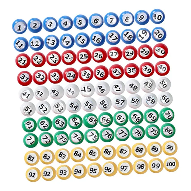 Repuestos De Bolas De Bingo Bolas De Rifa Para El 1 A 100