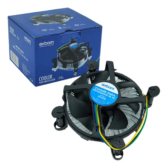 Cooler Silencioso Para Cpu Intel Lga 775 115x 1366 1200 1700
