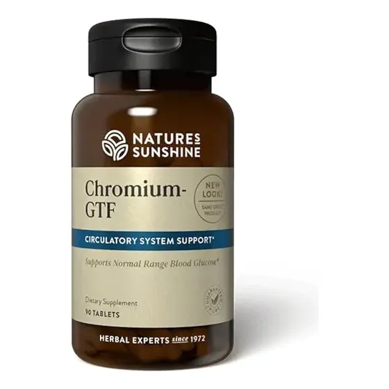 Nature's Sunshine Chromium Gtf, 300 Mcg, 90 Tabletas
