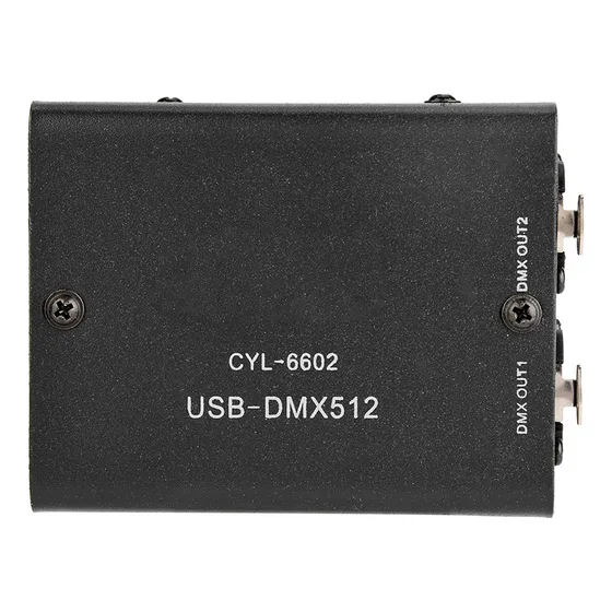 Controlador De Iluminación Usb A Dmx Dmx512 De 512 Canales,