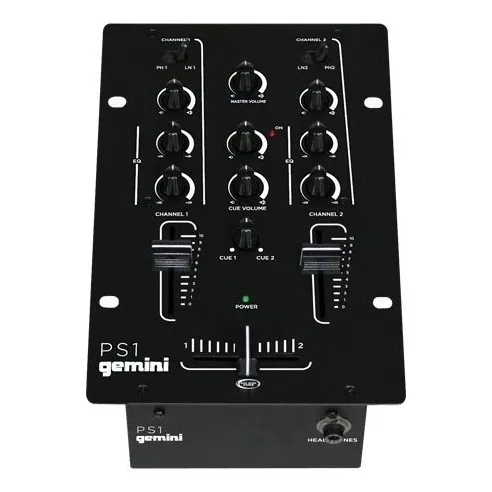 Mezclador De Dos Canales Marca Gemini Mod Ps1