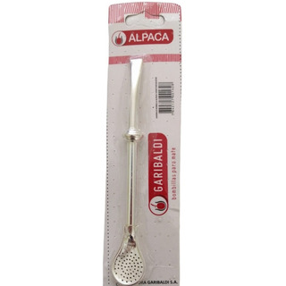 Bombilla De Alpaca Blanca Bombilla De Alpaca Blanca