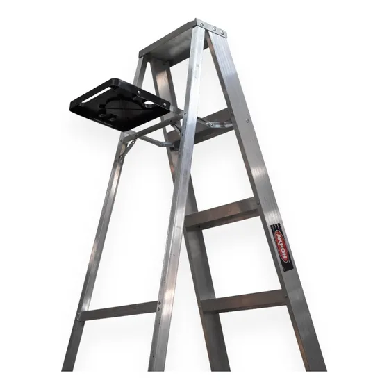 Escalera De Tijera C/plataforma Akron 9 Esc 77-27